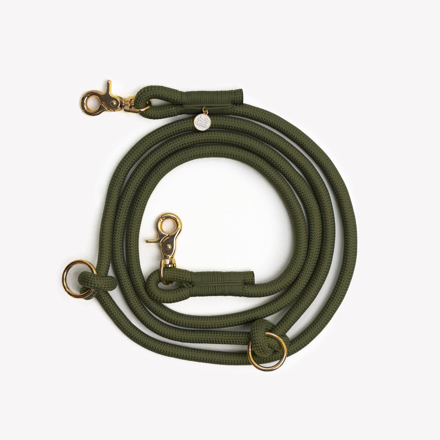 Laisse mains libres - Vert (kaki)