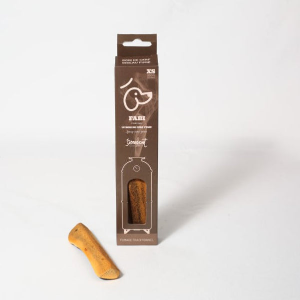 Bois de cerf biseau fumé