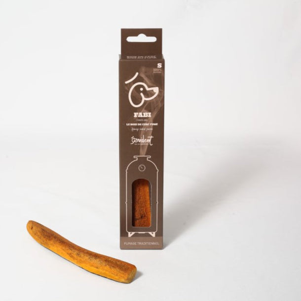 Bois de cerf biseau fumé