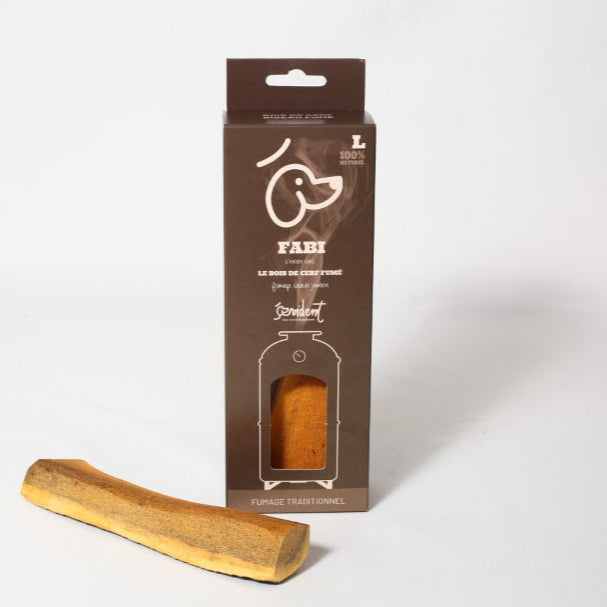Bois de cerf biseau fumé