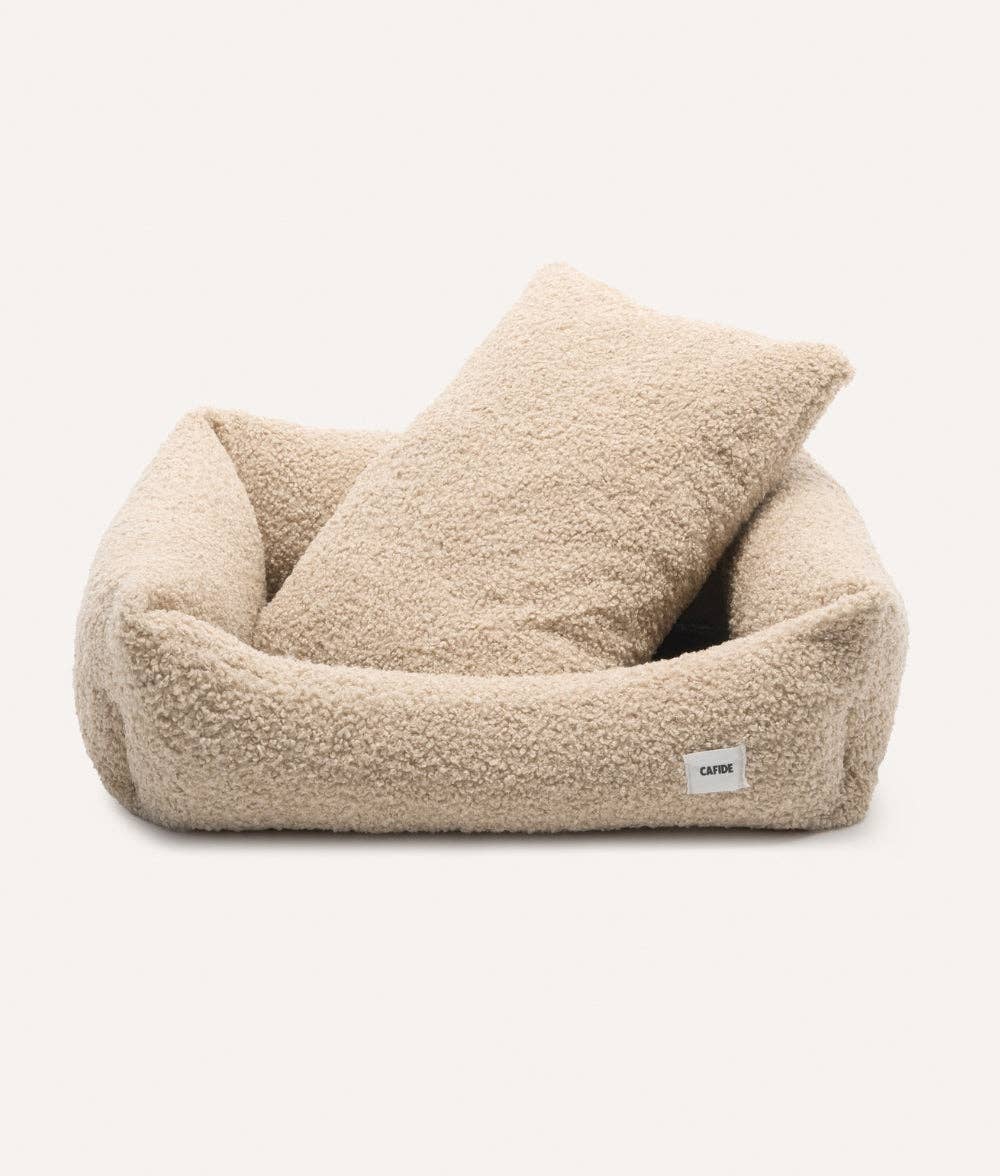 Lit pour chien de bouclette beige, Snozy