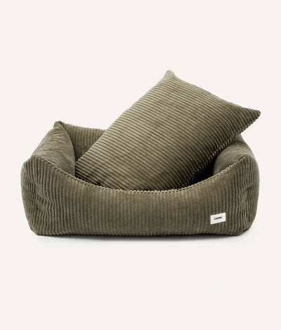 Lit pour chien en velours côtelé Snozy