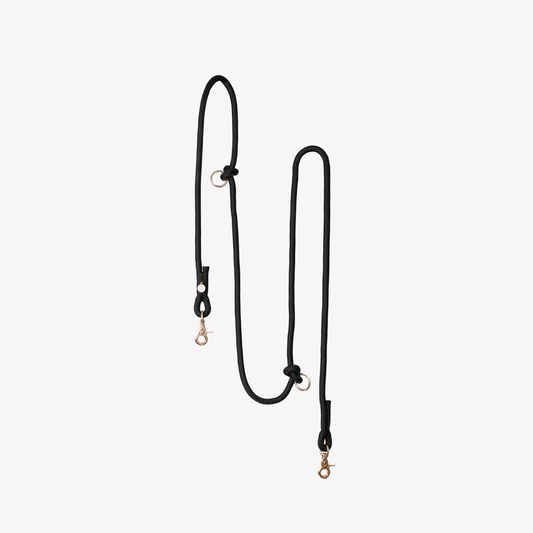 Laisse mains libres - Noir