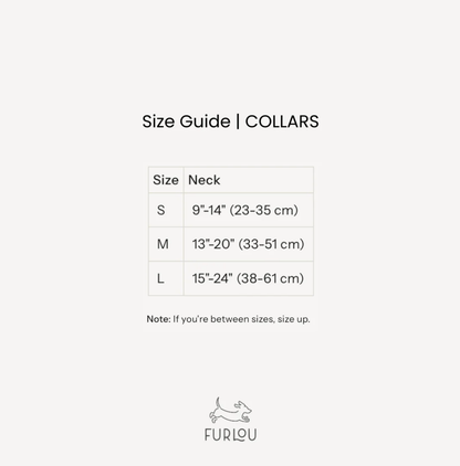 'Argile' - Collier pour chien en velours