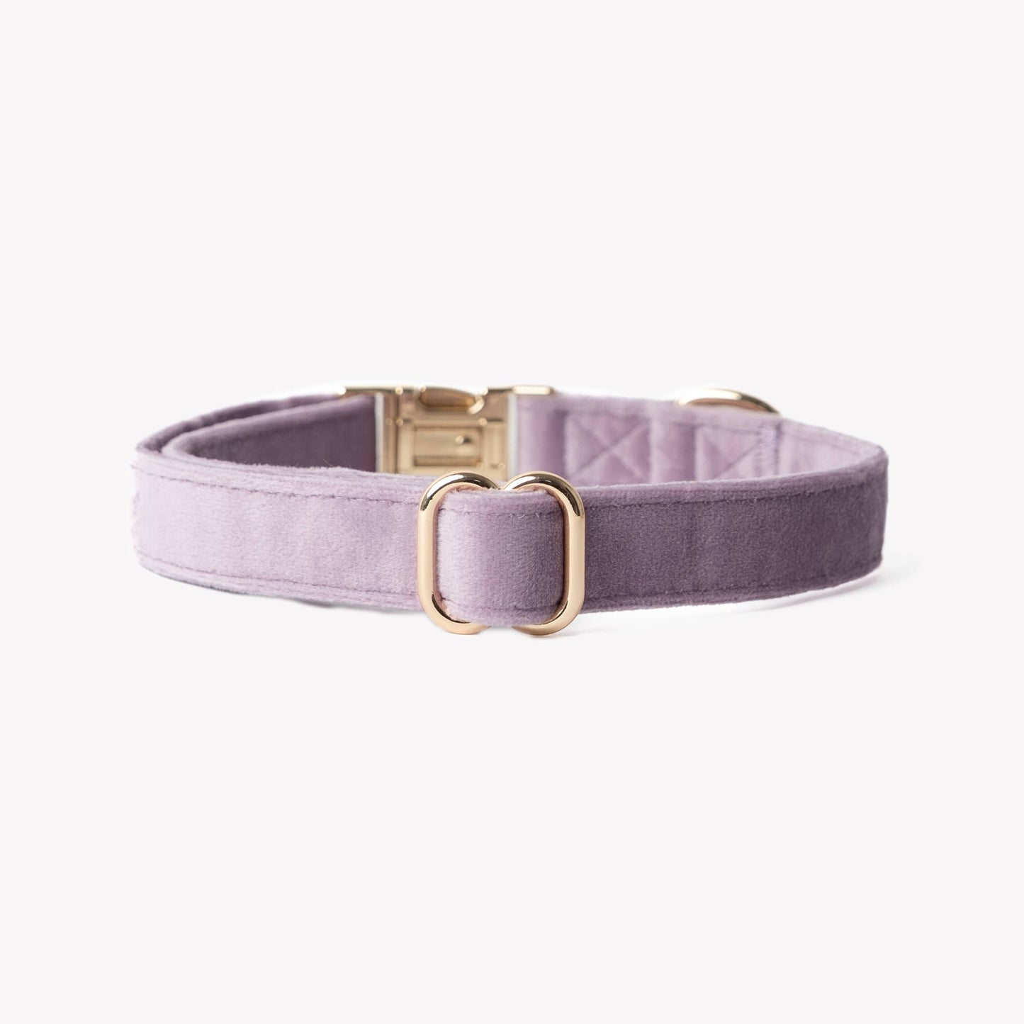 Collier pour chien en velours 'Lilas'