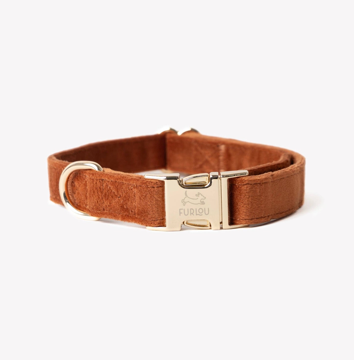'Argile' - Collier pour chien en velours