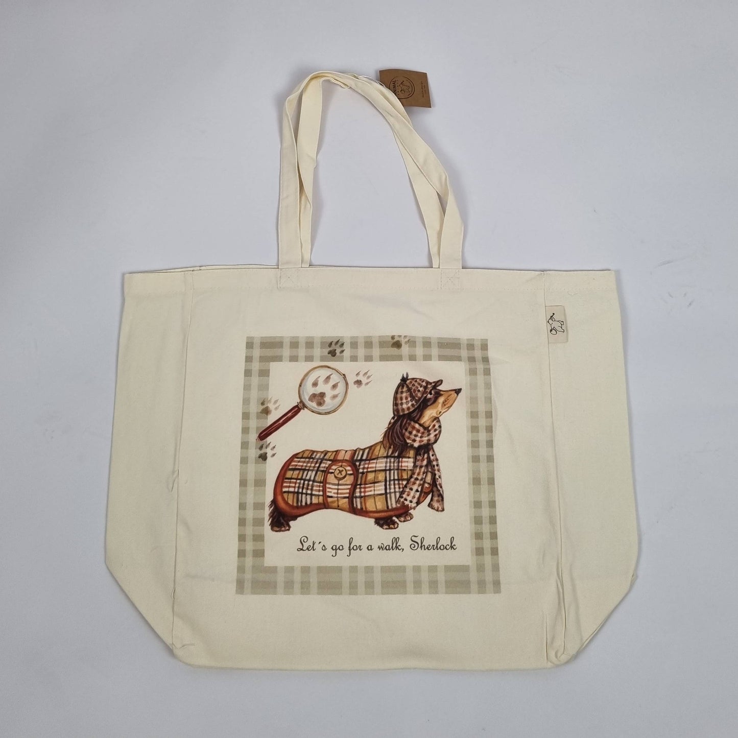 Sac en coton - Teckel Sherlock