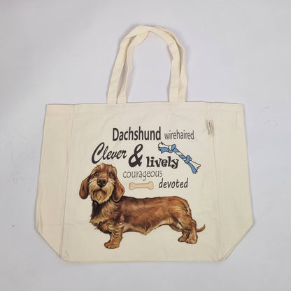 Sac en coton - Teckel (avec texte)