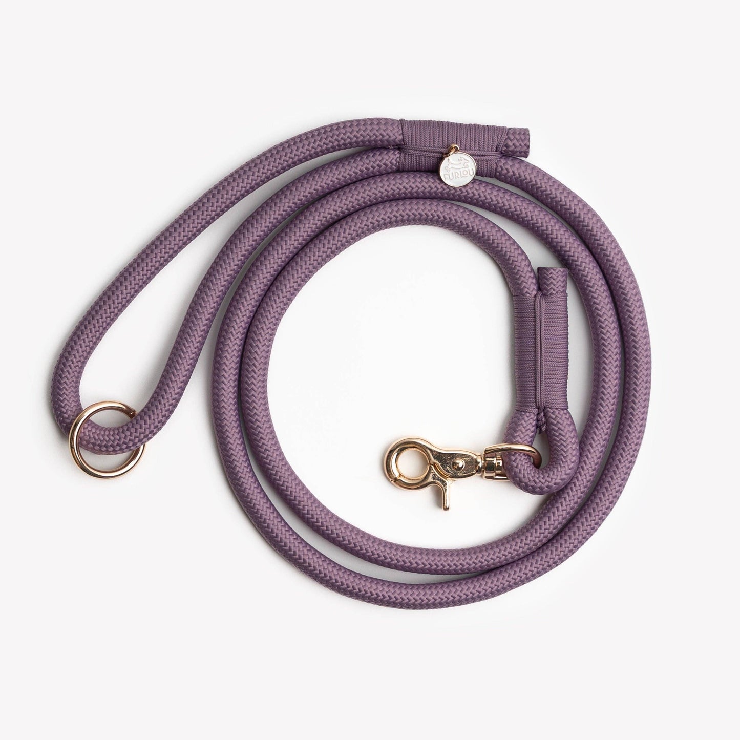 Laisse en corde - Lila