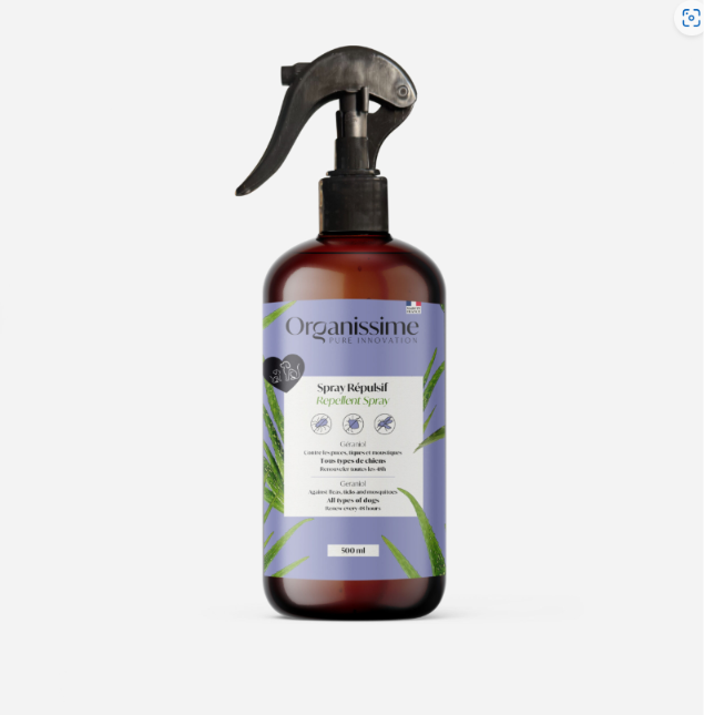 Spray répulsif chien Organissime 500ml