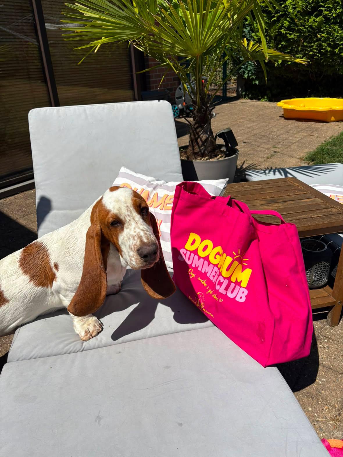 Sac cabas Dogmum Summer Club – Rose fuschia