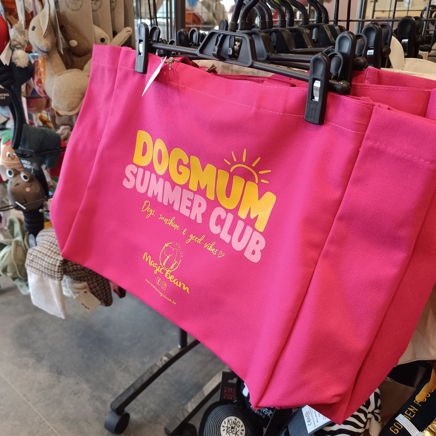 Sac cabas Dogmum Summer Club – Rose fuschia